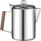 Sghtil Caffettiera Campeggio - Macchina Da Caffè Percolatore | Caffettiera Portatile Design Vintage Compatta Per Campeggio Spiaggia E Riunioni Familiari E Amichevoli