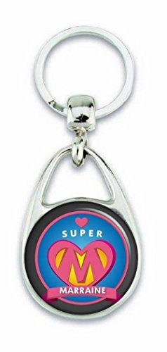 Angora Porte clefs Super marraine