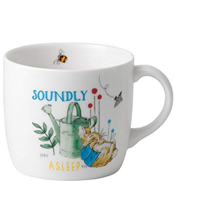 Wedgwood Peter Rabbit Single Handed Mug Fine Bone China Blue