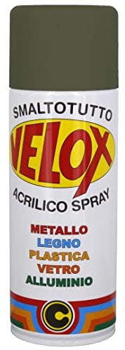 6 PZ Di VELOX SPRAY ACRIL.VERDE MILIT. OPSC RAL 6003