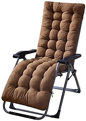 WanJing Polster für Sonnenliege, mit rutschfestem Gurt und Bezug, dicker Sitzbezug, Ersatzbezug, gepolstert, für Garten, Outdoor, Innenbereich, 170 x 53 cm