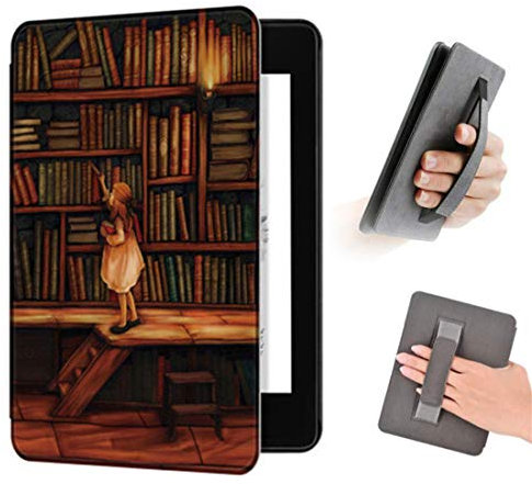 Kindle Paperwhite [10e génération, modèle de Sortie 2018, PQ94WIF] Coque Peinte avec dragonne