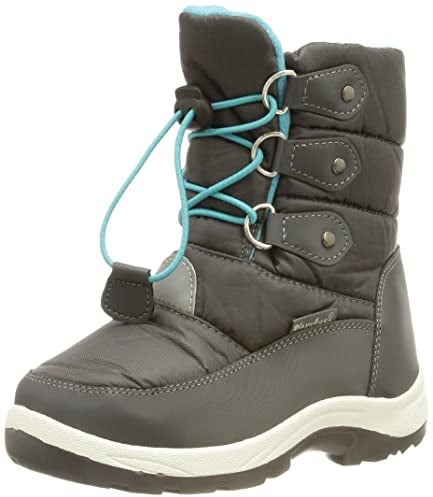 Playshoes Bottine D'Hiver Raquettes a neige Mixte Enfant, Turquoise A Lacer, 18/19 EU