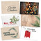 Weihnachtskarten Set (32 Stück) mit unterschiedlichen Motiven - A6 Postkarten für Weihnachten - Eine Christmas Postkarte für jeden deiner Liebsten - Coole Weihnachtspostkarten mit und ohne Sprüche