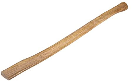 sourcing map 35 Inch Wood Long Replacement Handle Curved Replaceable Handle for Axe Hammer Oval Eye Oak Wood