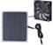 Kit de Ventilateur de Panneau Solaire, Ventilateur Solaire 6W avec Filet de pour Camping, Abri de Jardin, Serre, Maison, Extérieur, Niche pour Chien, Ventilateur Solaire Portable