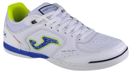 Joma Top Flex 2342 IN TOPW2342IN, Mens Indoor Football Trainers, White, 45 EU