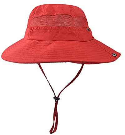 Unbekannt Caps Damen Strohhut Gärtner Sonnenhut Sun Sunscreen Bucket Hat mit breiter Krempe, wasserdicht, faltbar Sonnenhut Mädchen 51 Männer Hut