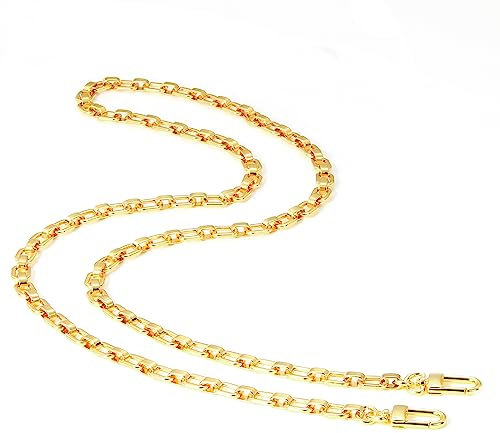 jiesinlov Geldbörse Kette Riemen Handtasche Gold Ketten Schulter Tasche Riemen Crossbody Ersatz, mit Metallschnallen(C110CM)