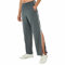 Men's Tear Away Track Pants Zip Off Basketball Trouser Post Surgery Sweatpants with Zipper Legs (Dark Gray, L)