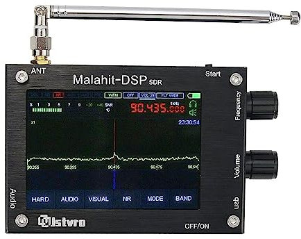 50KHz-2GHz 3.5Inch LED Receiver Malahit SDR DSP Software Radio Registered Edition Radio Bulit-in Speaker