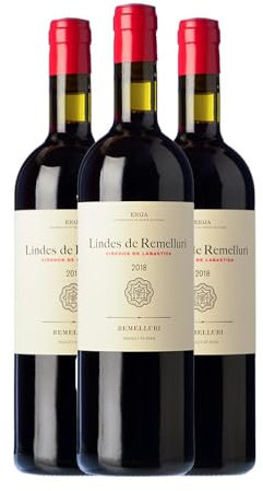Ntra. Sra. de Remelluri Lindes Viñedos de Labastida Rioja Joven 75 cl Vino tinto (Caja de 3 Botellas de 75 cl)