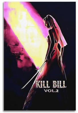 SHUPSY Kill Bill Vol.2 Star Art Poster Dekorative Malerei Leinwand Wandkunst Wohnzimmer Poster Schlafzimmer Malerei 12x18inch(30x45cm)