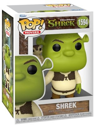 Funko Pop Movies: Shrek Dream Works 30th, Shrek with Snake, Figura de Vinilo Coleccionable, Idea de Regal,ercancia Oficial,Juguetes para Niños y Adultos,Movies Fans