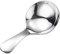susiodeu Cucharadita de acero inoxidable Mini borde suave reemplazo reutilizable polvo pastel pudín sopa cuchara cuchara cubiertos, Plata