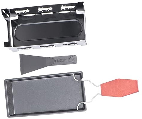 Ciieeo Juego De Bandejas Mini Para Horno y Plancha De Asar Parrilla De Queso Utensilios De Cocina Para Camping Mango De Madera No Adherente