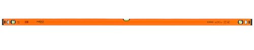 NEO TOOLS Aluminium-Wasserwaage gesicherte Libelle, m Genauigkeit | Wasserwaage Aluminium | 0,5 mm/m Genauigkeit, hoch präzise geschliffen | Wasserwaage mit 3 Blase | 40-180 cm