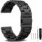 Nixiamy Correa de Reloj de Metal Acero Inoxidable 16mm 18mm 20mm 22mm 24mm Liberación Rápida Metal Correa de Reloj de Acero Inoxidable Correa de Reloj Inteligente para Hombres Mujeres