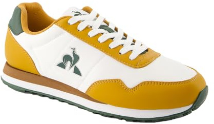 Le COQ Sportif Astra-Schuhe für Herren, Optisches Weiß, Inka-Gold, 45 EU