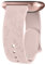 Wanme Gravé Floral Bracelets de Montre 20mm 22mm, Bracelets en Silicone Imperméables, Bracelet de Remplacement Réglable à Dégagement Rapide pour Homme Femme (Rose, 20mm)