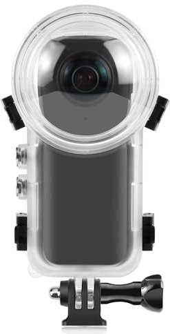 VOLOHAS Custodia impermeabile per action camera insta360 X4 custodia impermeabile custodia subacquea 50 m (164 ft) custodia protettiva con montaggio rapido clip per fotocamera panoramica insta360 X4