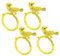 Cabilock 4 Stück Vogel Serviettenringe Metall Serviettenring Party Serviettenverschluss Dekorative Serviettenringe Dekorativer Serviettenhalter Serviettenhalter Serviettenschnallen