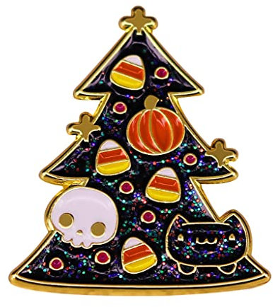Kreative Weihnachtsbaum-Brosche, Anstecknadel, Weihnachtsmotiv, Emaille, Schmuck, Geschenk für Frauen, Kinder, Teenager, Jungen, Mädchen, modische Weihnachtsbrosche für Frauen