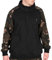 Fox LW Black/Camo QTR Zip - Angelpullover, Größe:M