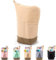 Boziee Federmäppchen Teleskopisch 2-in-1 Standmäppchen, Federtasche für Mädchen, Schüttelpenal für Teenager Schulmäppchen Pencil Case Geschenk für Schule & Büro (Beige)