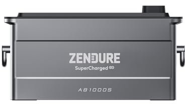 Zendure SolarFlow AB1000S, 960Wh Batterie LiFePO4, Capacité Extensible de 960~7680Wh, Étanche IP65, Fonction Auto-Chauffante, Système d'extinction d'incendie par Aérosol