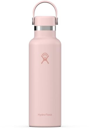 Hydro Flask - Standard Mouth Water Bottle 621 ml (21 oz) - Vacuum Insulated Stainless Steel Water Bottle with Leak Proof Flex Cap and Powder Coat - Trillium
