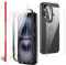 Lemxiee Tempered Glass Compatible with iPhone 16 Screen Protector [2+1+1 Pack] Camera Lens Protector Film and HD Tempered Glass Compatible with iphone 16 back screen protector