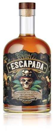 Escapada | Premium Spirituose auf Rum-Basis | Fruchtig & Sanft im Geschmack | 40% Vol. | 700ml (Spirit Of The Caribbean)