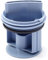 Washer Drain Pump Cover Plug Compatible with Bosch Siemens WM1095/1065 WD7205, Washing Machine Replacement Outlet Seal Drainage Plug (blue)