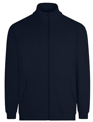 Mukua SZ270U Cooper, Unisex-Sweatshirt mit Reißverschluss, Marineblau, Größe 4XL, Marineblau, 4XL