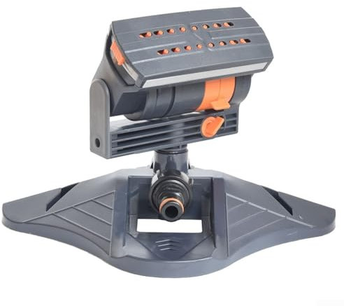 GLFLOW Verstellbarer Rasensprenger mit 16 Düsen für Gartenbewässerungssystem Rasensprenger (A)