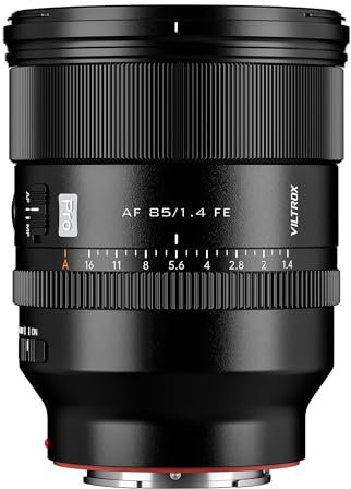 VILTROX AF 85mm f1.4 FE Objectif plein cadre pour Sony E, objectif autofocus grande ouverture pour Sony E-Mount a7