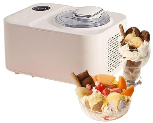 Gelatiera automatica | Acciaio inossidabile con display LCD e compressore per dolcetti fatti in casa
