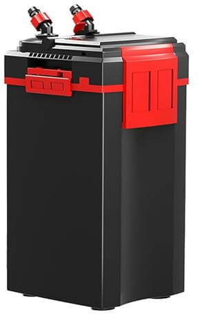Filtro professionale per acquario con CO2 integrato e sistema di riscaldamento, flusso 1500 l/h, filtro esterno regolabile per acquario, design ultra silenzioso