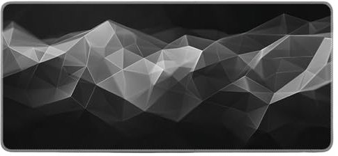 XXL Tapis de Souris 800x300mm Art Liquide Abstrait Grand Tapis de Souris Gaming avec Bords Brodés Résistant à l'eau Surface Textile Haute Densité pour Souris Optique Laptop Ordinateur