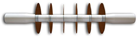 ELETTRO CENTER Art.244 Rodillo tagliasfoglia Profesional, Nailon, Blanco