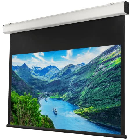 celexon motorisierte Heimkino- und Präsentations-Beamer-Leinwand Wand-oder Deckenmontage elektrische Leinwand Motor Expert XL - 400 x 250 cm - 16:10-185 Zoll
