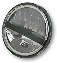 HIGHSIDER LED Hauptscheinwerfereinsatz TYP 5 verchromt, Schwarz,Schwarzes