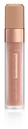 L’Oréal Paris Infaillible Ultra Matte Les Chocolats in Nr. 852 Box of Chocolate, Flüssig-Lippenstift mit Ultra-Matt-Finish und Schokoladen-Duft, 8 ml