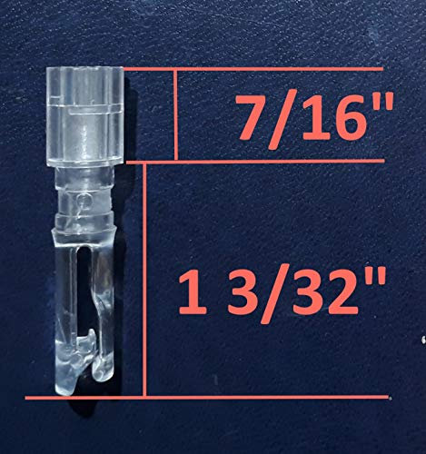 Asia Buy Blind Parts Vertical Blind Track Carrier Clip/Hook - No Carrier (10)