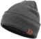 OZERO Winter Beanie Mütze,Thermo Strickmütze Laufmützen Wintermütze für Herren und Damen, Grau(Dünner Faden), 1