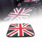 Heinmo Universelles modifiziertes Autositzkissen Cooles Kissen Sommerweiches Kissen für Cooper Clubman Schrägheck Countryman Cooper S R/F-Serie (Black Union Jack)