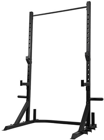 VirtuFit Kraftstation für Zuhause - Squat Rack Pro - mit Latzugturm und Pull-up Bar