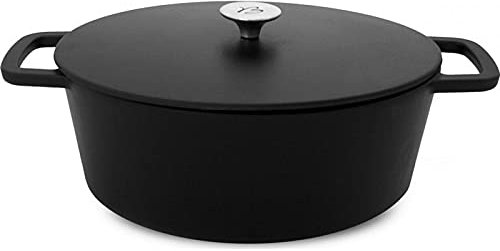 BAUMALU Cocotte ovale + couvercle - 7,2 l 34 Ø cm