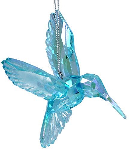 Gisela Graham Christmas Decoration 9cm - Turquoise Hummingbird